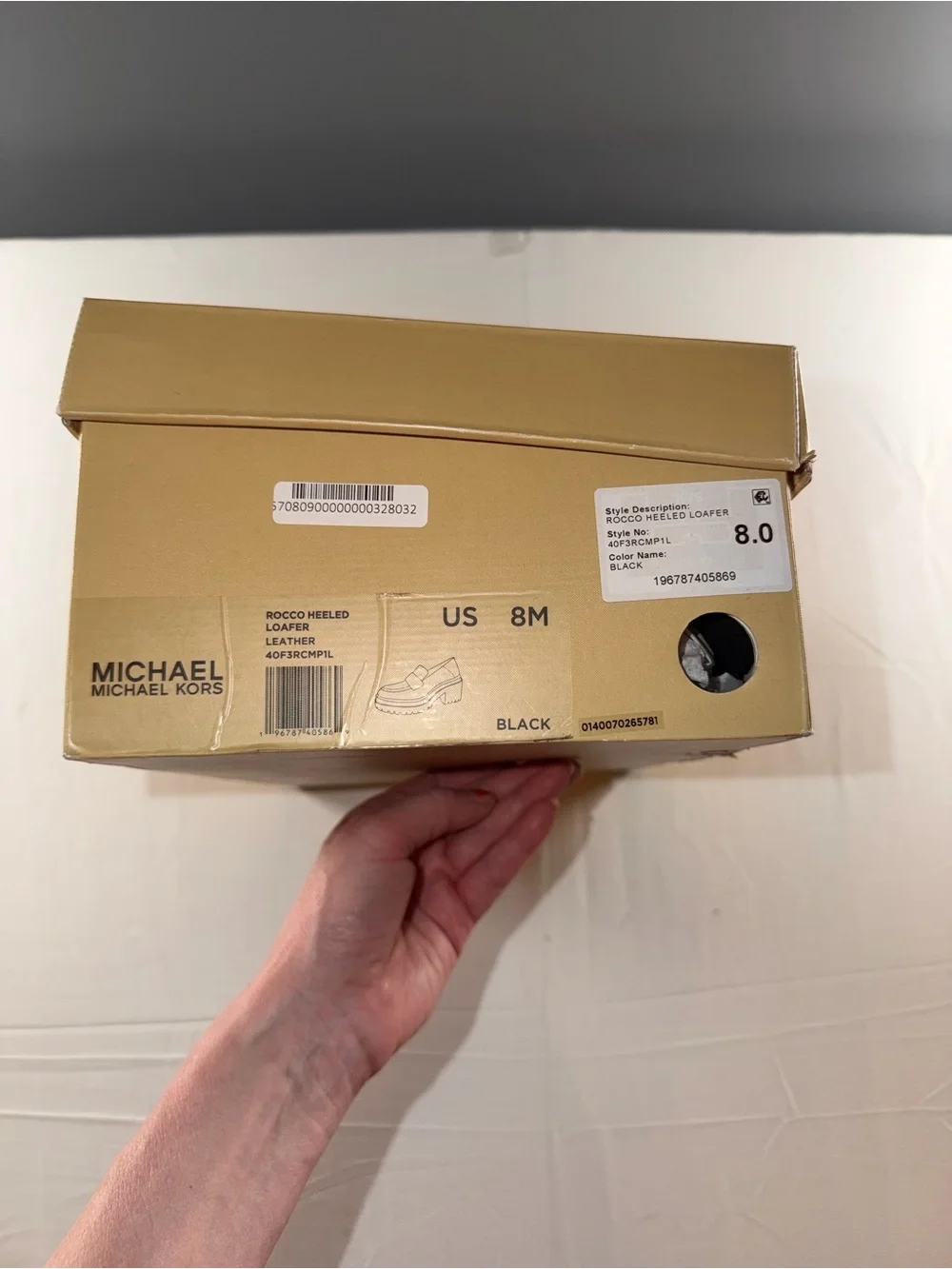 Michael Kors polished black